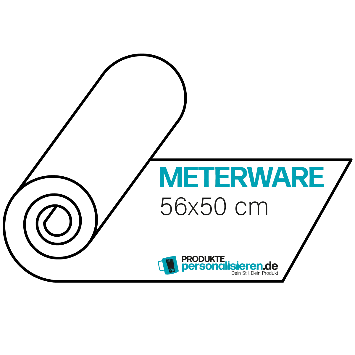 DTF-Transfer - Meterware 56 x 50 cm